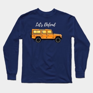 Let's defend { offroader } Long Sleeve T-Shirt